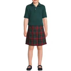 Kids Short Sleeve Interlock Polo Shirt