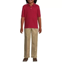 Kids Short Sleeve Interlock Polo Shirt