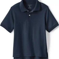 Kids Short Sleeve Interlock Polo Shirt