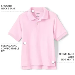 Kids Short Sleeve Interlock Polo Shirt