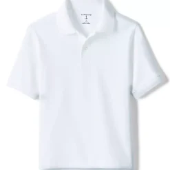 Kids Short Sleeve Interlock Polo Shirt