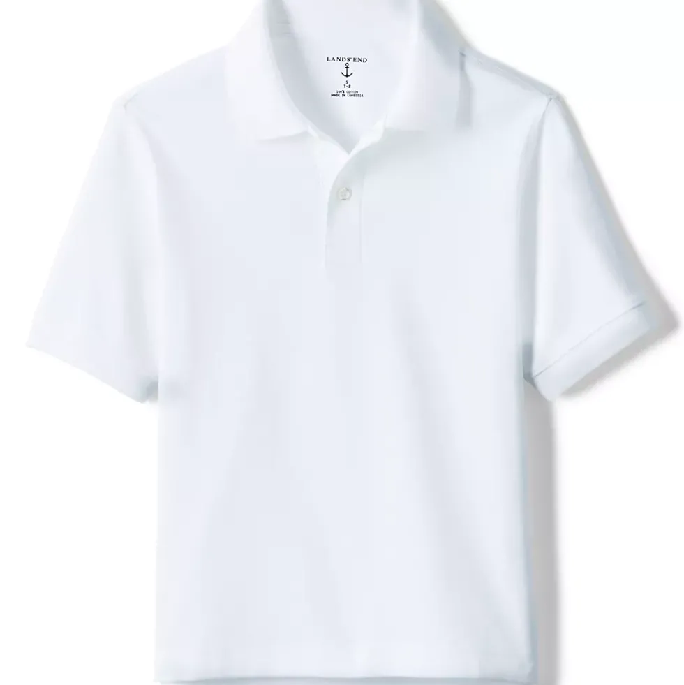 Kids Short Sleeve Interlock Polo Shirt