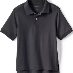 Kids Short Sleeve Interlock Polo Shirt