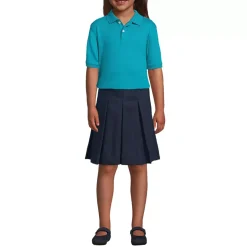 Kids Short Sleeve Interlock Polo Shirt