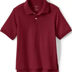 Kids Short Sleeve Interlock Polo Shirt