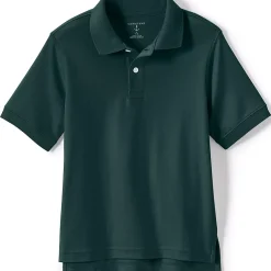 Kids Short Sleeve Interlock Polo Shirt