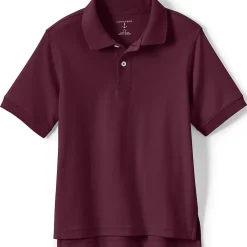 Kids Short Sleeve Interlock Polo Shirt
