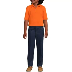Kids Short Sleeve Interlock Polo Shirt