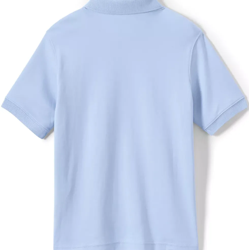 Kids Short Sleeve Interlock Polo Shirt