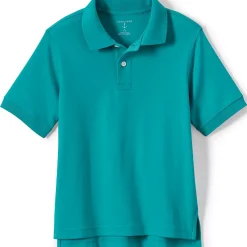 Kids Short Sleeve Interlock Polo Shirt