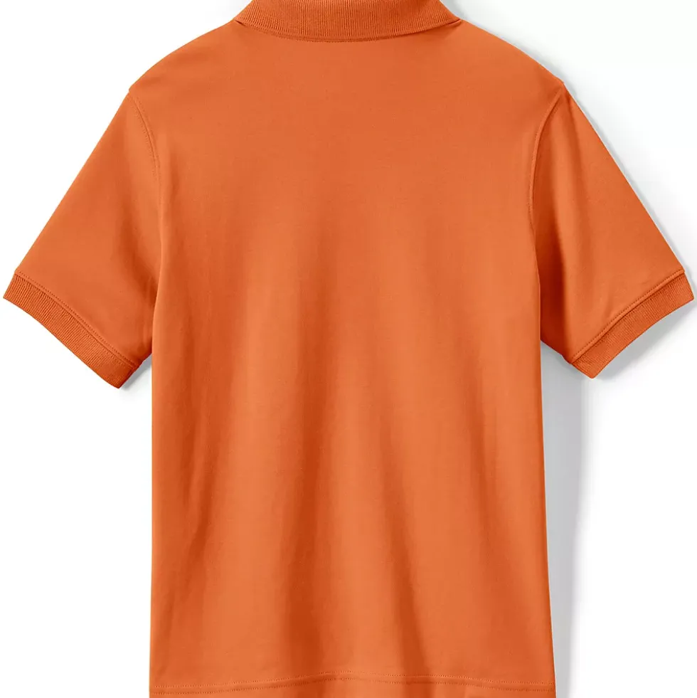 Kids Short Sleeve Interlock Polo Shirt