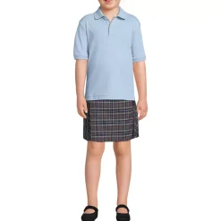 Kids Short Sleeve Interlock Polo Shirt