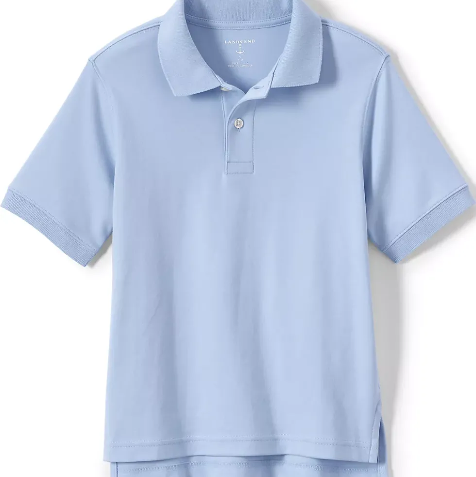 Kids Short Sleeve Interlock Polo Shirt