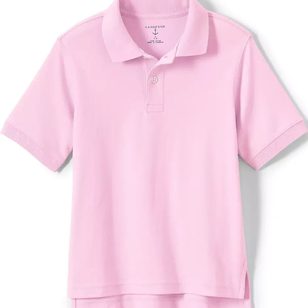 Kids Short Sleeve Interlock Polo Shirt