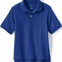 Kids Short Sleeve Interlock Polo Shirt