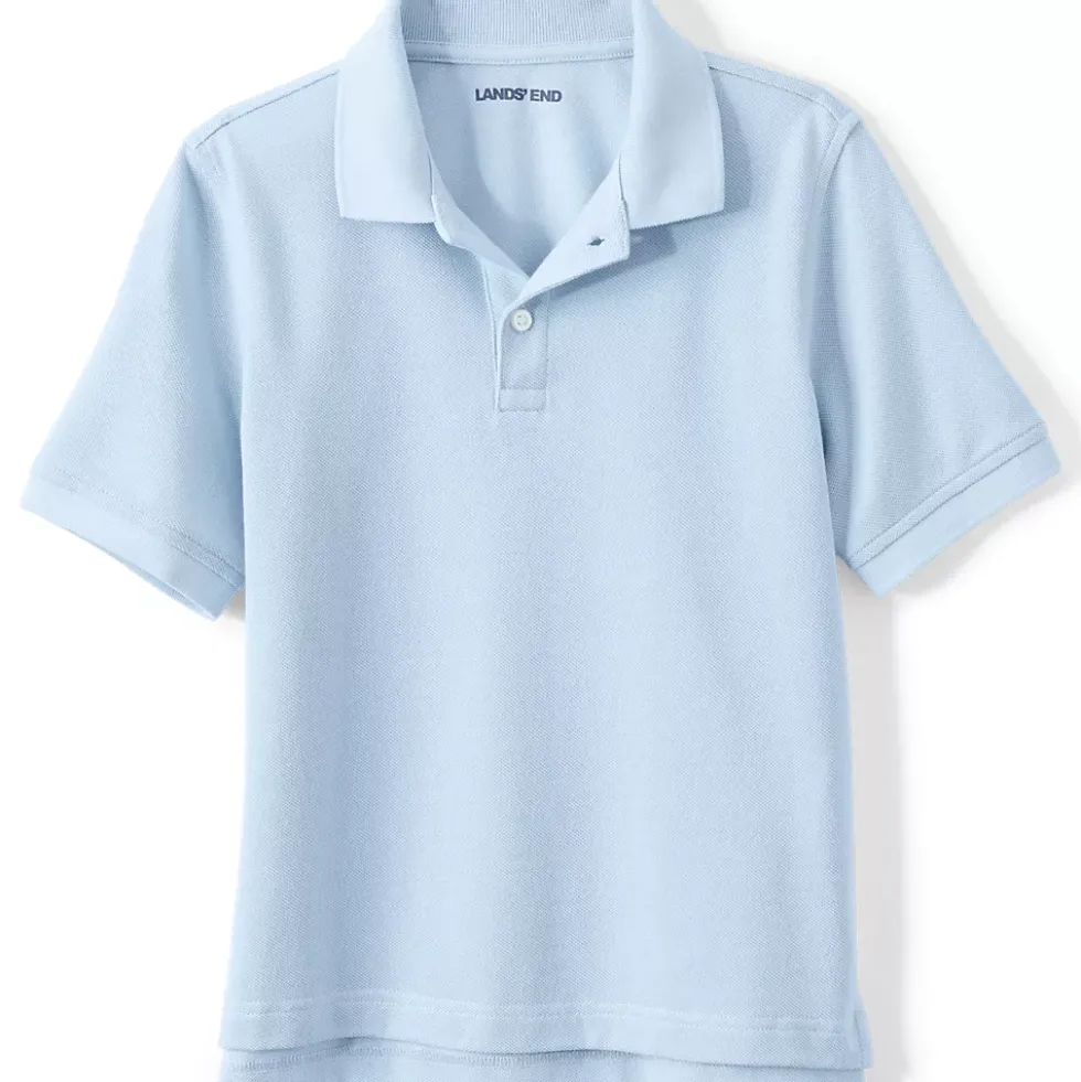 Kids Short Sleeve Mesh Polo Shirt