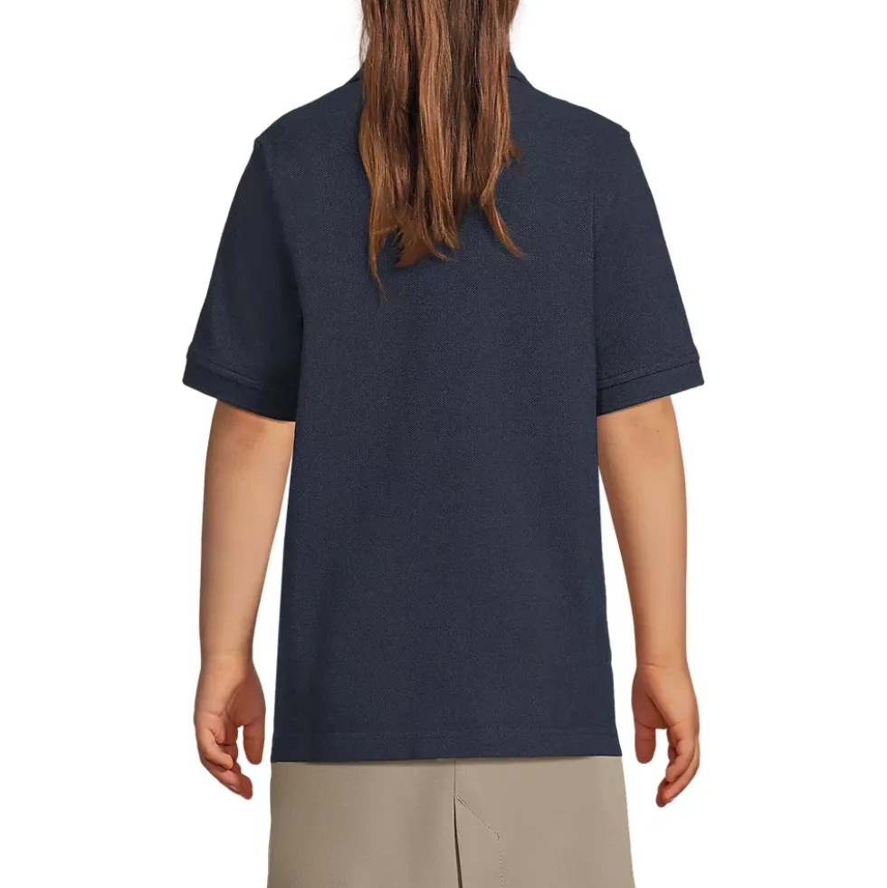 Kids Short Sleeve Mesh Polo Shirt