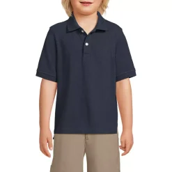 Kids Short Sleeve Mesh Polo Shirt
