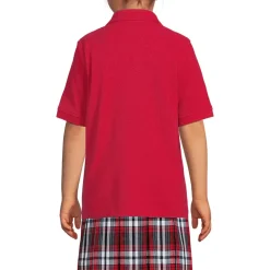 Kids Short Sleeve Mesh Polo Shirt