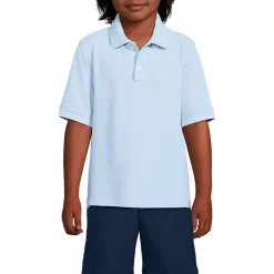 Kids Short Sleeve Mesh Polo Shirt