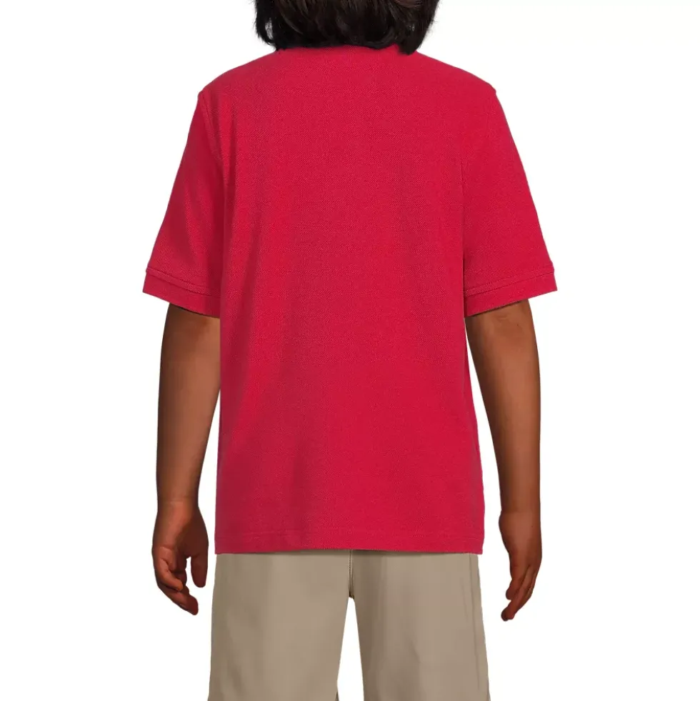 Kids Short Sleeve Mesh Polo Shirt