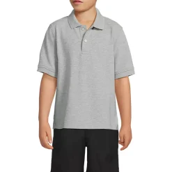 Kids Short Sleeve Mesh Polo Shirt