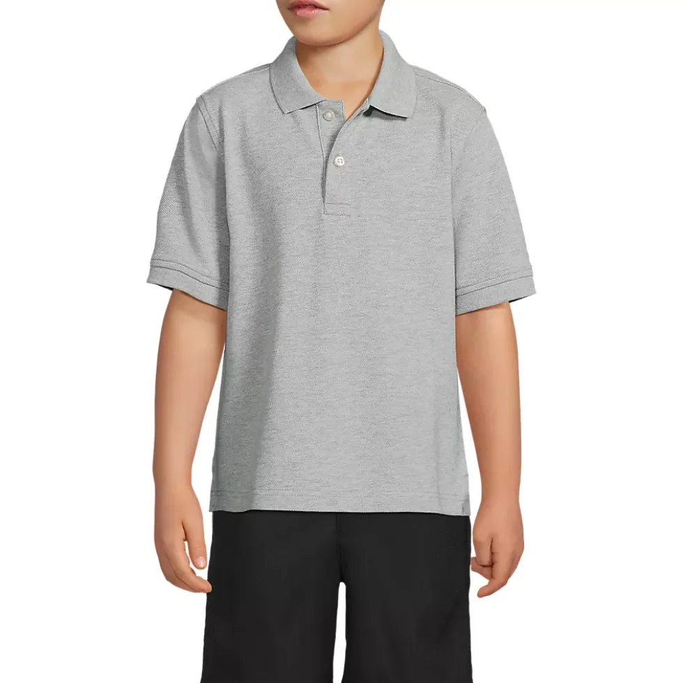 Kids Short Sleeve Mesh Polo Shirt