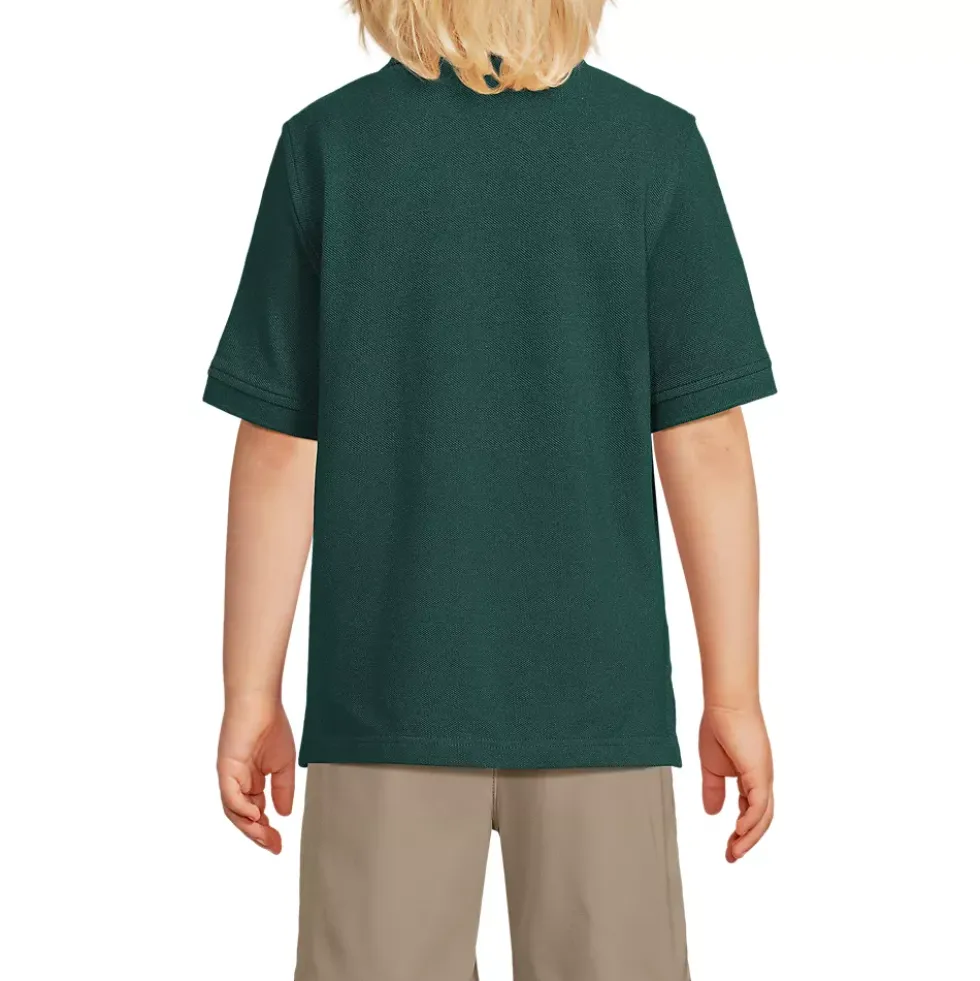 Kids Short Sleeve Mesh Polo Shirt