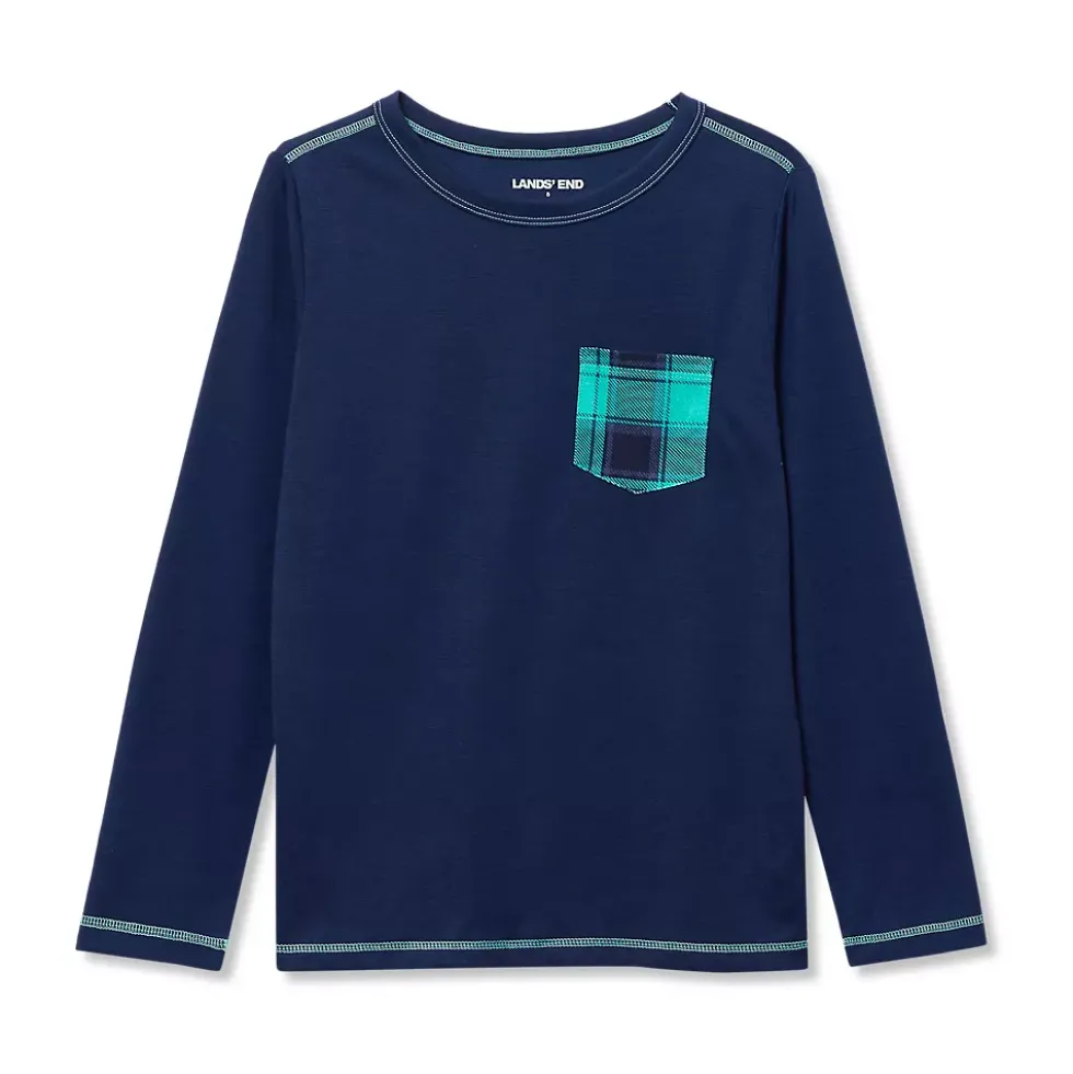 Kids Soft Jersey Pocket Sleep Top