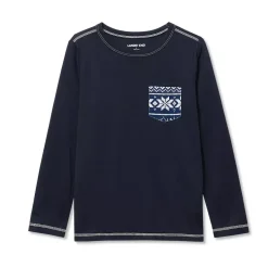 Kids Soft Jersey Pocket Sleep Top