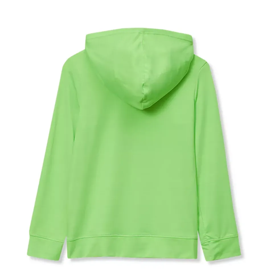 Kids Sunshade UPF 50 Chlorine Resistant Long Sleeve Sun Hoodie Rash Guard