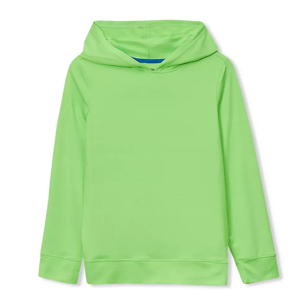 Kids Sunshade UPF 50 Chlorine Resistant Long Sleeve Sun Hoodie Rash Guard