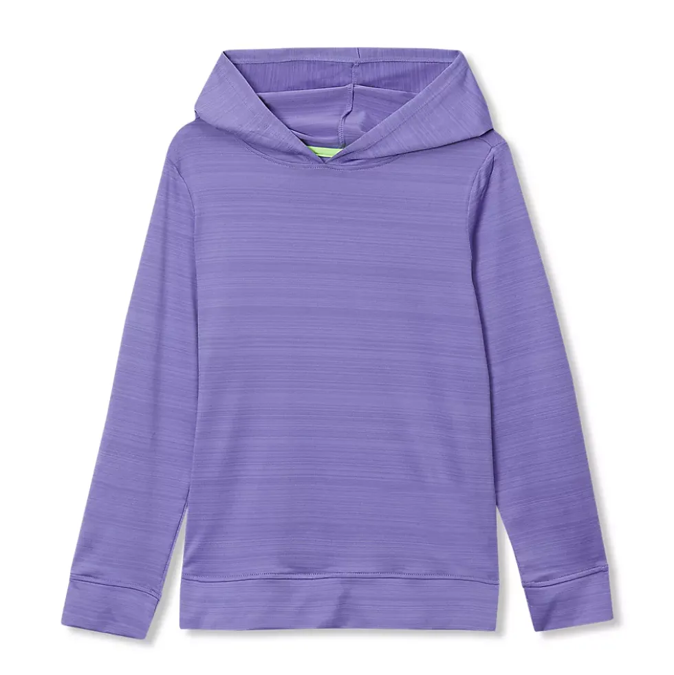 Kids Sunshade UPF 50 Chlorine Resistant Long Sleeve Sun Hoodie Rash Guard
