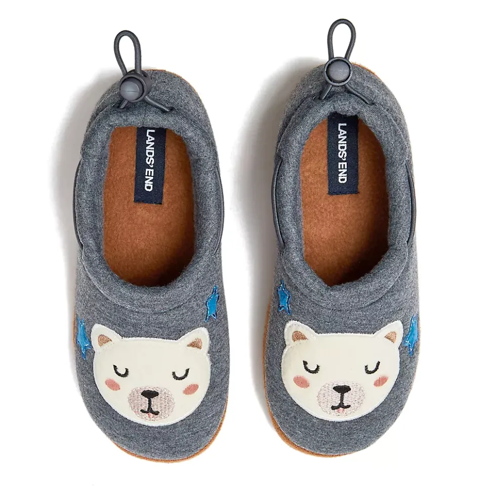 Kids Sweet Dreams Adjustable Toggle Fleece Lined Slippers