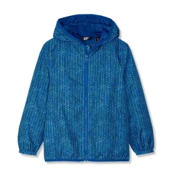 Kids Waterproof Hooded Packable Rain Jacket
