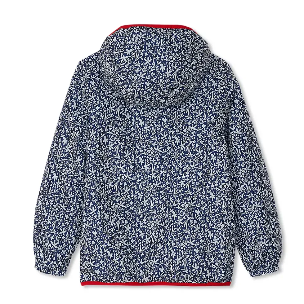 Kids Waterproof Hooded Packable Rain Jacket