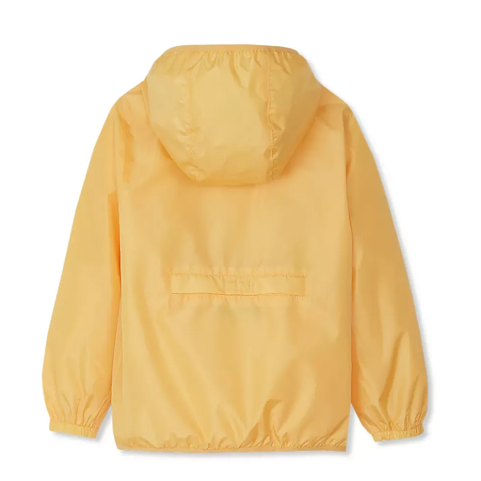 Kids Waterproof Hooded Packable Rain Jacket