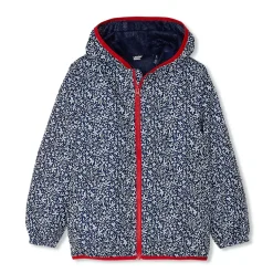 Kids Waterproof Hooded Packable Rain Jacket