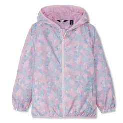 Kids Waterproof Hooded Packable Rain Jacket
