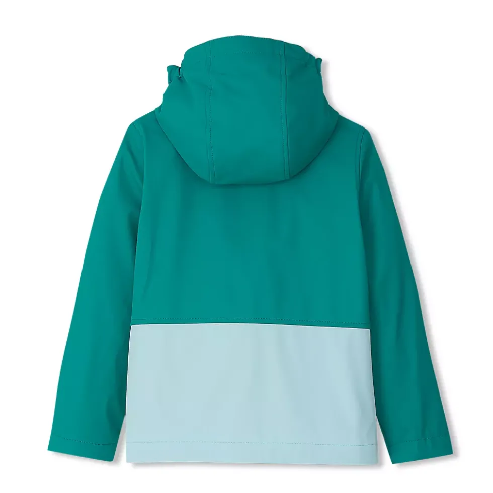 Kids Water Resistant Hooded Slicker Rain Jacket