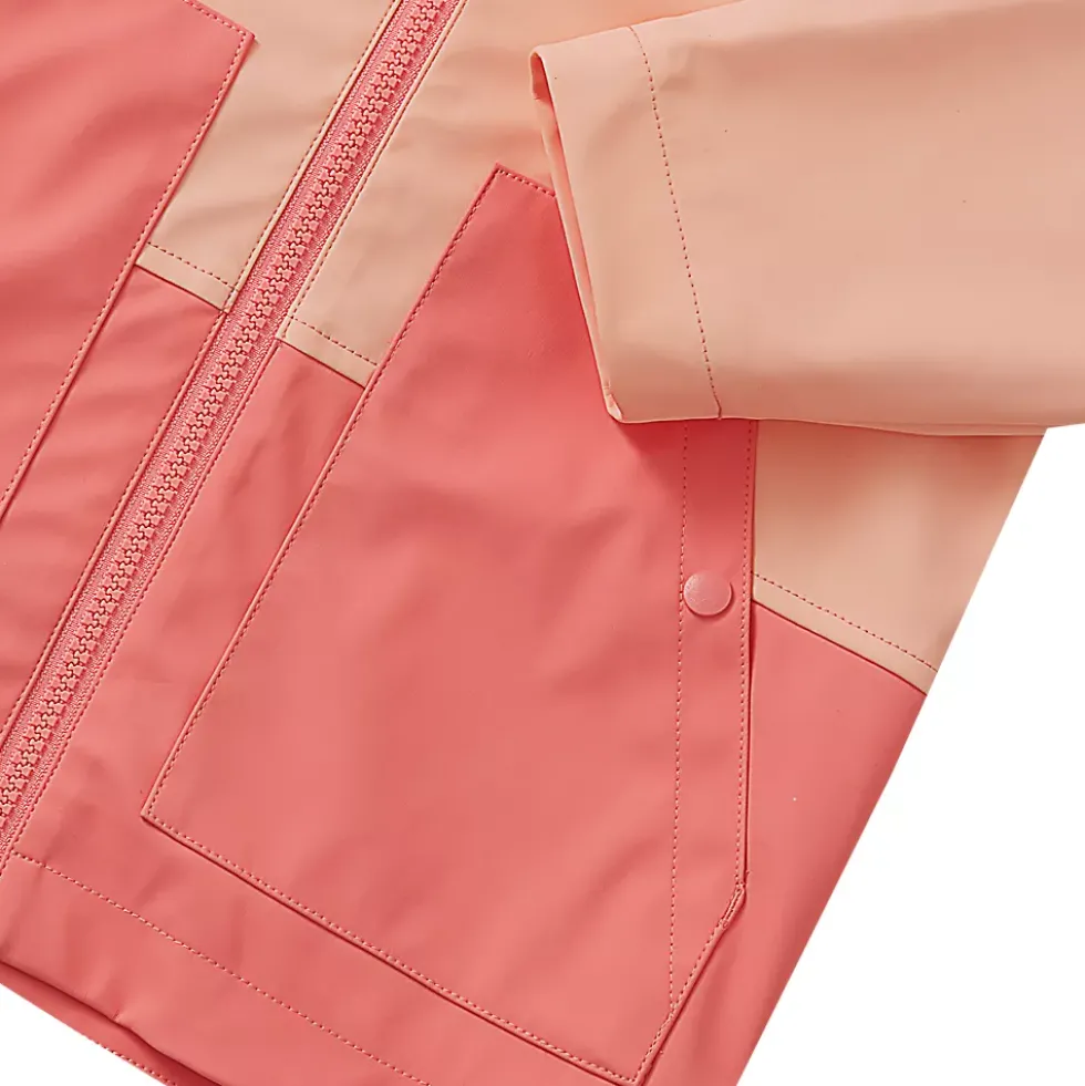 Kids Water Resistant Hooded Slicker Rain Jacket