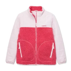 Kids Water Resistant Mixed Media Insulated Jacket