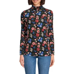 Lightweight Jersey Long Sleeve Turtleneck