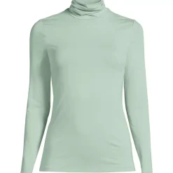 Lightweight Jersey Long Sleeve Turtleneck