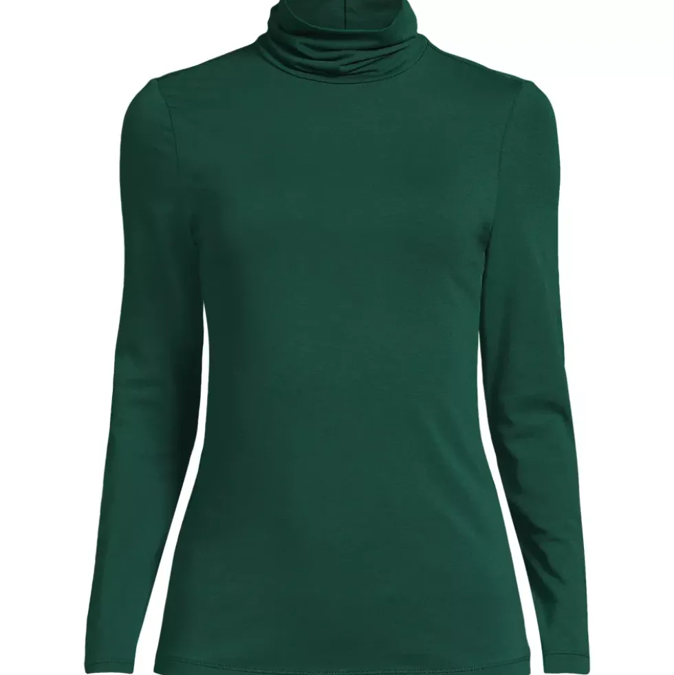 Lightweight Jersey Long Sleeve Turtleneck