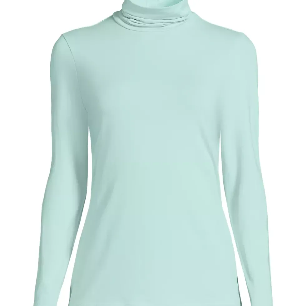 Lightweight Jersey Long Sleeve Turtleneck
