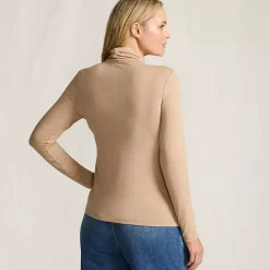 Lightweight Jersey Long Sleeve Turtleneck
