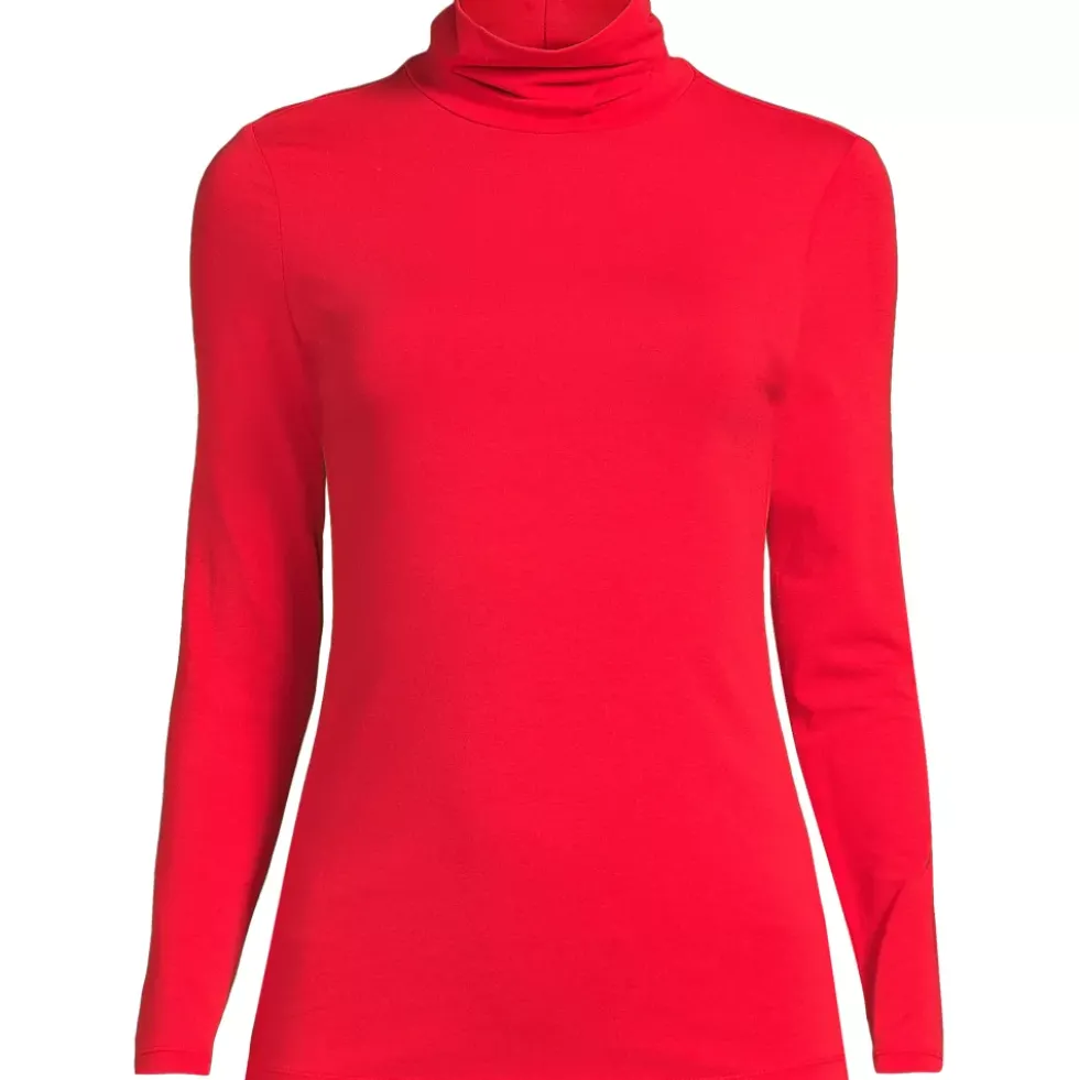 Lightweight Jersey Long Sleeve Turtleneck