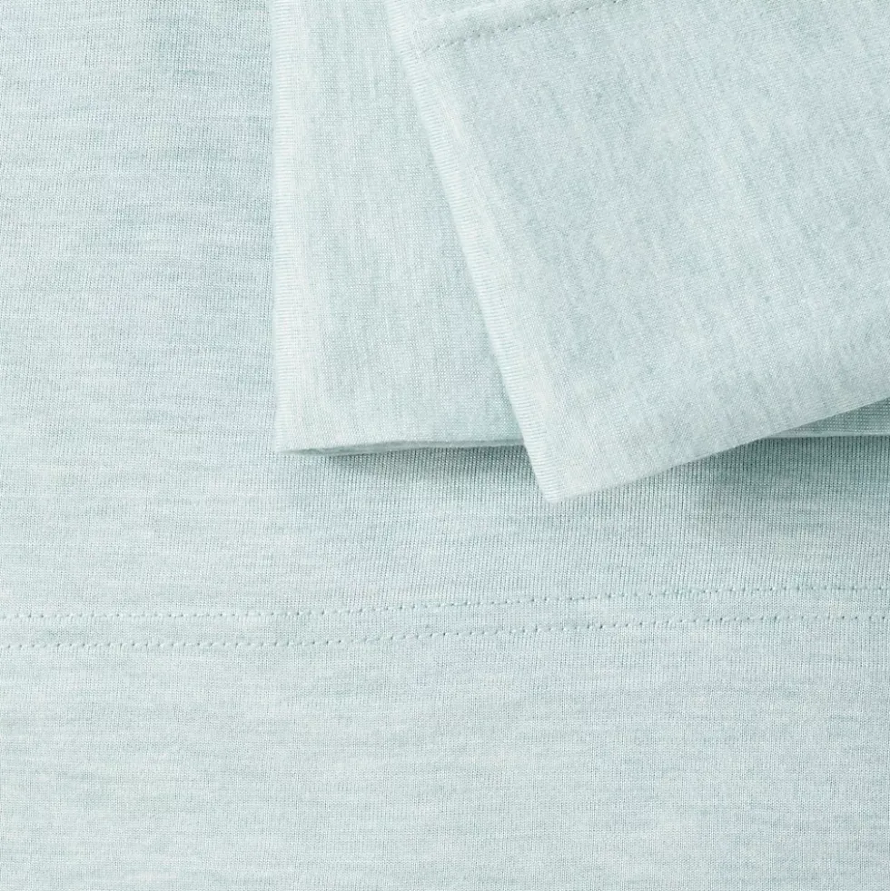Lightweight Stretch Modal Jersey Heathered Bed Sheet Set