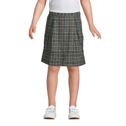 Little Girls Plaid Top of Knee Pleat Skort